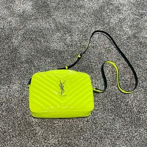 ‼️SOLD‼️YSL LOU CAMERA BAG IN QUILTED PATENT LEATHER